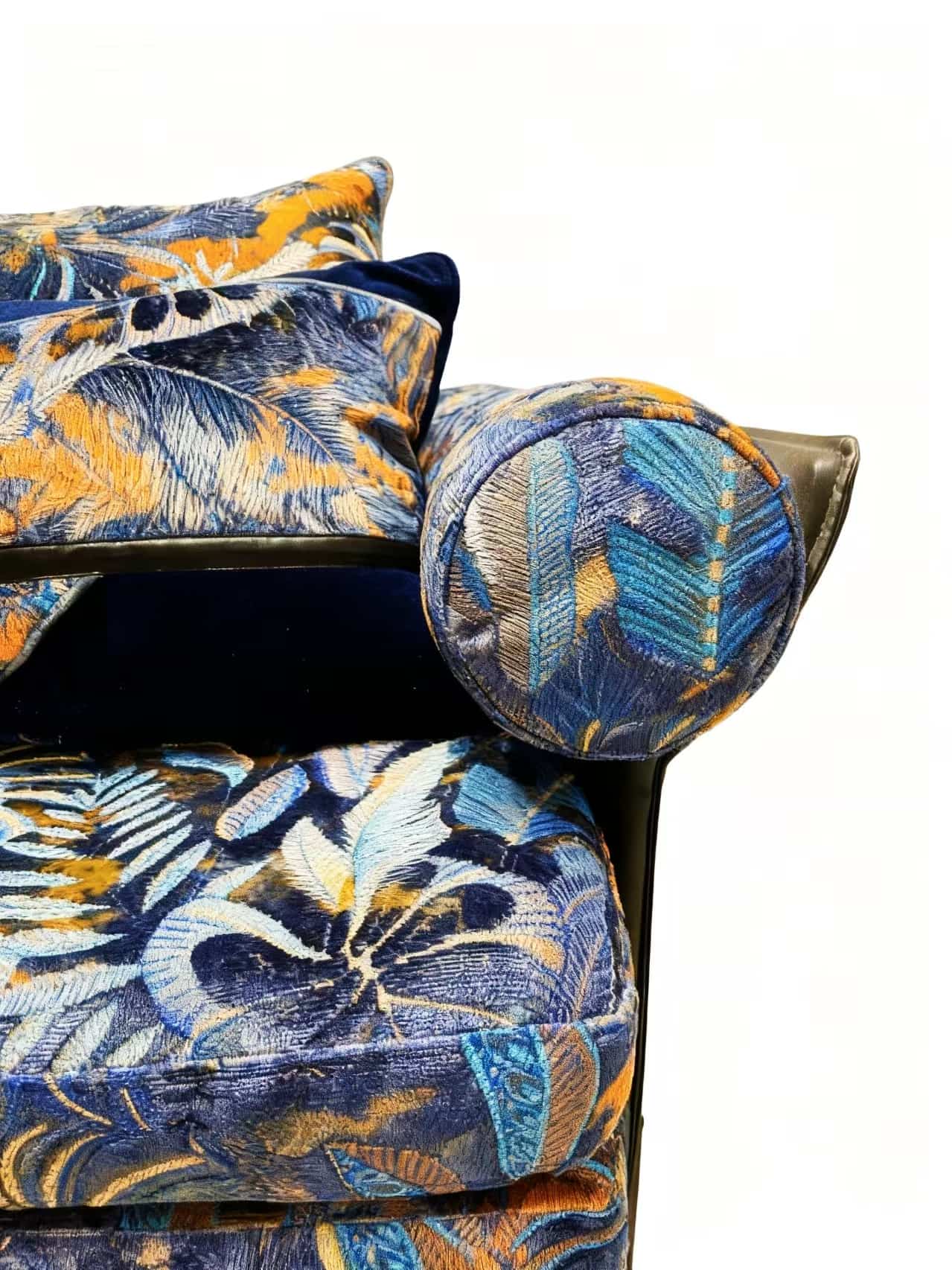 JBL အရည်အသွေးမြင့် Jacquard ကတ္တီပါအထည် ဖက်ရှင်အသစ်စုစည်းမှု မိုးသစ်တောပုံစံ Morden Style Jacquard Velvet ဆိုဖာအတွက်